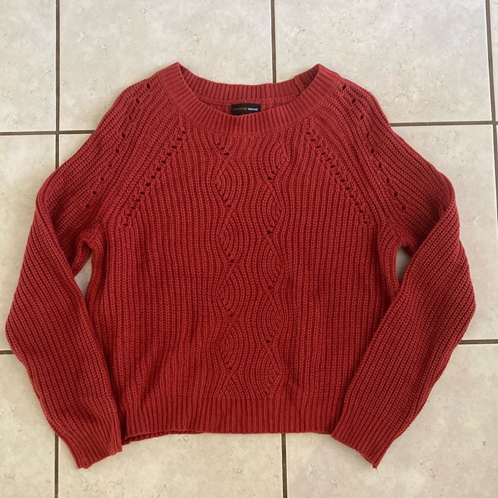 Women's Red Sweater